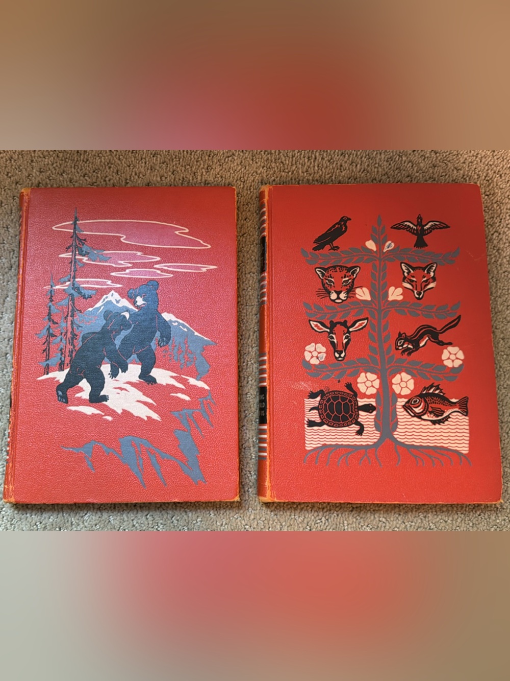 Childcraft Storytelling and Other Poems / Folk & Fairy Tales Volumes 4 & 7 1949